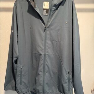 Vuori Men's Steel Blue Windbreaker